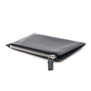 Balenciaga Calf Leather Case Wallet Fragment Card Black